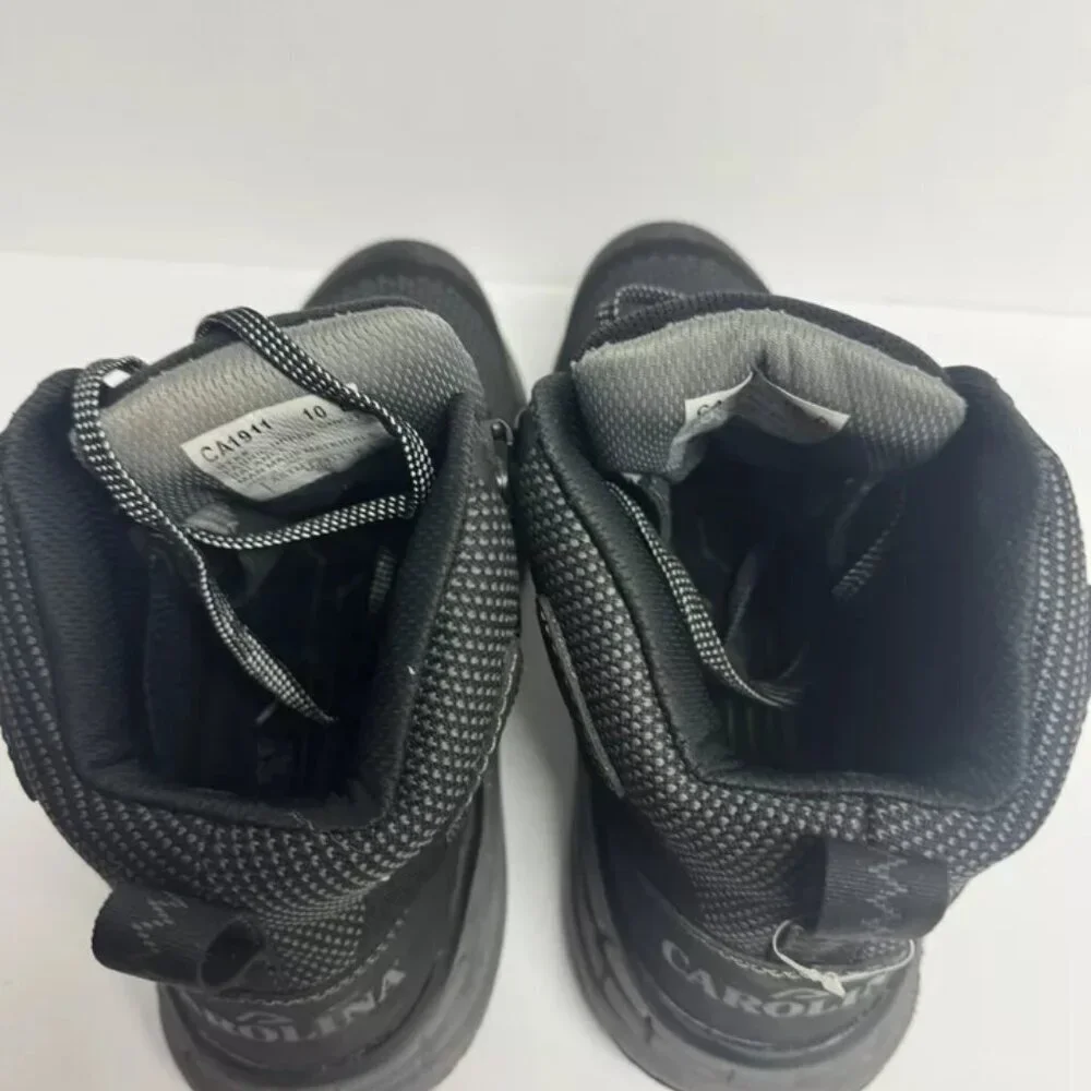 Carolina Mens Comp Toe Work Boot Black Size 10 M